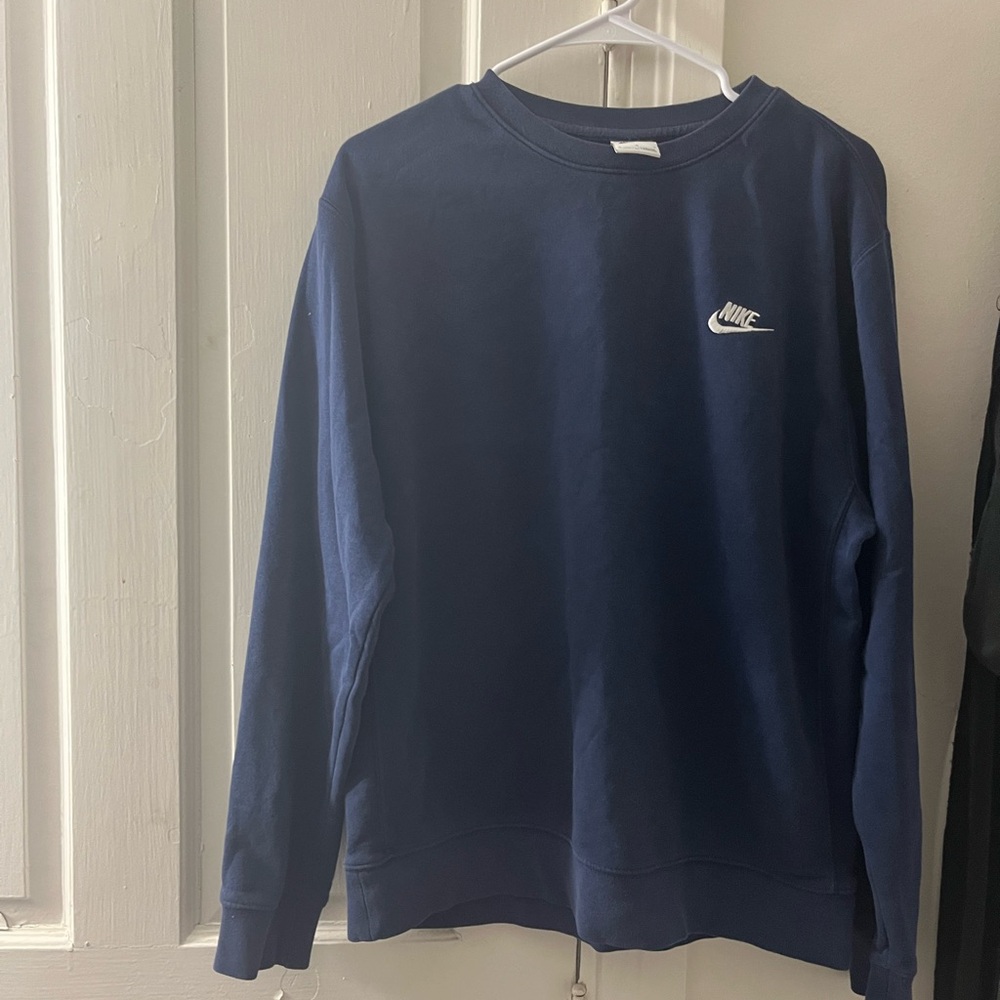 Nike Men's Dark Blue Crewneck Sweater